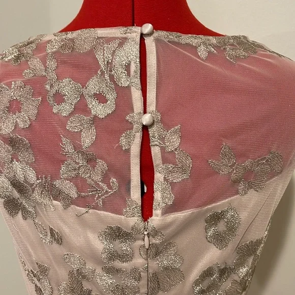 NWOT JESSICA HOWARD CHAMPAGNE FORMAL DRESS,  SIZE 8 - Picture 3 of 9